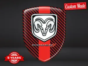Dodge Auto Silikonabzeichen Design Max Stilvoll Pro Haltbar